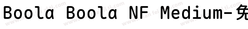 Boola Boola NF Medium字体转换